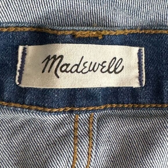 Madewell The Cruiser Straight Shadow Pocket Edition Dalton Wash Mid Rise Size 29 - Picture 6 of 10